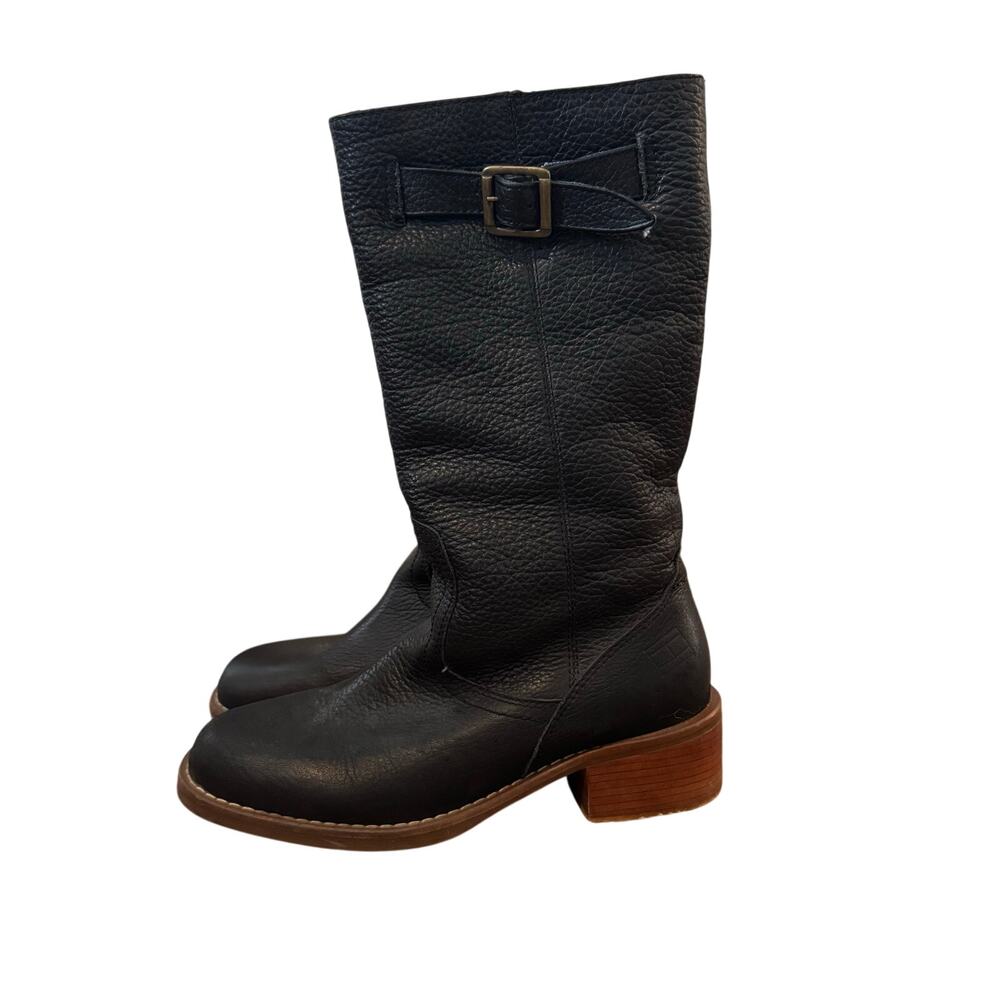 Vintage Tommy Hilfiger Campus Navy leather Boots